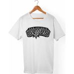 Muggkuppa San Antonio Spurs Unisex-Erkek Beyaz T-Shirt - L