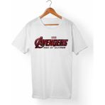 Muggkuppa The Avengers Unisex-Erkek Beyaz T-Shirt - L