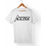 Muggkuppa The Avengers Unisex-Erkek Beyaz T-Shirt