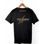 Muggkuppa The Flash Unisex Ve Erkek Kesim Siyah T-Shirt