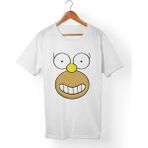 Muggkuppa The Simpsons Unisex-Erkek Beyaz T-Shirt