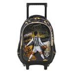 Muggle 2 Bölmeli Soccer Game Çekçekli Okul Çantası Siyah (Mu-9173)