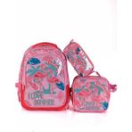 Muggle 7211 Flamingo 3'lü Okul Sırt Çantası Set