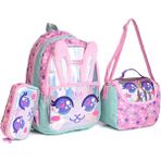 Muggle 7648 Bunny Okul Çantası 3'lü Set