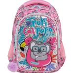 Muggle 8904 Tropikal Pradice Pembe Okul Çantası