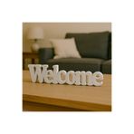 muggle design Dekoratif Welcome Yazısı – Masa Üstü & Giriş Alanı Süsü