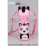 muggle Lisanslı Dekomus Çelik Matara 550 ml - Açık Pembe - 1