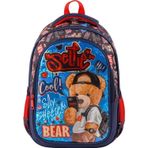 Muggle MU-3809 2 Bölmeli Cool Bear Okul Sırt Çantası