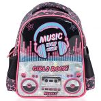 Muggle MU-7143 / STD Siyah Music Okul Çantası