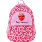 Muggle MU-8423 2 Bölmeli Stawberry Desenli Okul Sırt Çantası