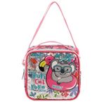 Muggle MU8942 Pembe Tropikal Pradice Beslenme Çantası