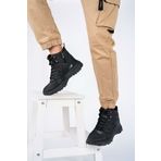 Muggo Alaska Siyah-Siyah Unisex Trekking Outdoor Bot