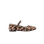 Muggo JENNİFER Tek Bantlı Leopar Desenli Kadın Günlük Babet Leopar 40