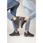Muggo Kuzey Unisex Garantili Trekking Outdoor Sneaker Ayakkabı Siyah