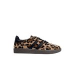 Muggo LEOPARD Garantili Kadın Ortopedik Günlük Bağcıklı Yürüyüş Leopar Desenli Sneaker Spor Ayakkabı Leopar 37