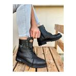 Muggo Peu Siyah Kışlık Su ve Soğuk Geçirmez Postal Erkek Bot