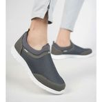 Muggo Star Füme Ortopedik Bağcıksız Unisex Spor Ayakkabı