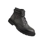 Muggo Stephan Siyah Garantili Bağcıklı Hakiki Deri Kaymaz Taban Erkek Bot