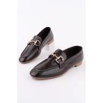 Muggo Stride Metal Tokalı Kadın Günlük Loafer Ayakkabı