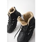 Muggo Toni Siyah Bağcıklı Kışlık Outdoor Unisex Bot