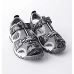 Muggo Tweety Füme Garantili Günlük Ortopedik Hafif Taban Önü Kapalı Cırtlı Unisex Çocuk Sandalet