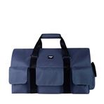 Mugo Unisex Multi-Pocket Spor Çantası, Lacivert