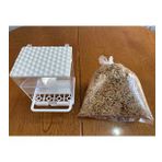 Muhabbet Kuşları İçin Akıllı Yemlik + Premium Kalite Muhabbet Kuşu Yemi ( 1 Kg )
