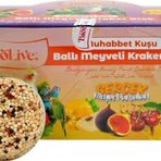 Muhabbet Kuşları İçin Ballı Meyveli kraker blok 1 Adet