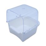 Muhabbet Kuşu Banyosu 14x13x9 cm (Mavi)