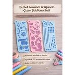 Muhcu Home Bullet Journal Stencil Seti – Ajanda ve Planlayıcı Çizim Şablonu – Defter Tasarım Stencil (3’lü Set)