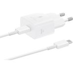 MuhendisTech Samsung Uyumlu 25W Watt Hızlı Şarj Aleti Adaptör ve Kablo Set Usb-C A25 A26 A34 A35 A54 A55 S21 S21 Fe S22 S23 S23 Fe S24 S24 Fe S25 M34 M35 M54 MuhendisTech - Beyaz