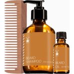 Mühle Beard Bundle Sakal Bakım Seti, Şampuan, Yağ ve Tarak Içeren Lüks Erkek Seti - 3 Adet