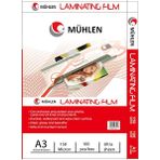 Mühlen A3-150 A3 Boyutlu 150 Mikron 100 Adet Laminasyon PVC Filmi