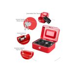 Mühlen Cash Box Cb200 Orta Boy Taşınabilir Para Çekmecesi / Kutusu Çıkartılabilir Para Rafları
