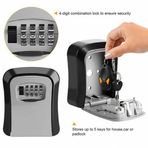 Mühlen Safe Key 3 Şifreli Çelik Kasa Anahtar Kasası Kutusu Anahtarlık Dış Mekana Uygun