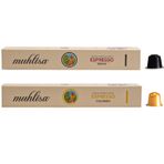 Muhlisa Espresso Kapsül Kahve 2 Kutu Kenya, Colombia (20 KAPSÜL) %100 Arabica
