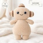 Mühre 28CM Makka Pakka Gece Bahçesi El Emeği Oyuncak Hediyelik %100 Pamuklu Organik Amigurumi Örgü