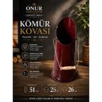 Muhtelif Kömür Kovası Soba Kovası - 10 lt - Kahverengi