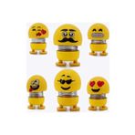 Muhtelif Oyuncak Zıp Zıp Emoji Kafalar Kafa Sallayan Emoji 6 Adet