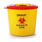 Muhtelif Tıbbi Atık Çöp Kovası 10 Lt - 40 Adet