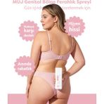 Muj Genital Bölge Bakım ve İntim Hijyen Spreyi 120 ml - Bebek Pudrası Kokulu Dış Genital Bölge ve İç Çamaşırı Spreyi-pH Dengeli - MUJFS