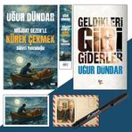 Müjdat Gezenle Kürek Çekmek - Ayraç - Kartpostal ve Geldikleri Gibi Giderler - Atatürk İmza Baskılı Kalem