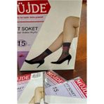 Müjde Parlak Fit (15D) Soket Çorap-Siyah-Ten-Sahra (6 Çift) - Standart - Ten - Siyah - Sahra