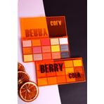 MUJGAN 15'li Berry Cola Renkli Turuncu Ambalajlı Sedefli Ve Mat Far Paleti