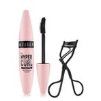 MUJGAN 2'li Göz Makyajı Seti The Hyper Curl Maskara + Kirpik Kıvırma Makası Siyah
