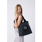 MUJGAN Kadın Siyah Shopper Omuz Çantası Eni 38 Cm Boy 35cm 0057