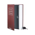 MUJGAN Kitap Görünümlü Gizli Kasa Kırmızı