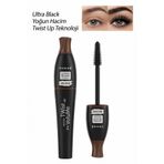 MUJGAN Ultra Black Twist Up Hacim Veren Maskara