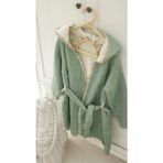 Mujo Baby & Kids Organik Özel Dokuma 4 Katlı Müslin Bornoz -Yeşil - 1 - 2 Yaş