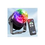 MÜJÜNÜN HEDİYELERİ Uzaktan Kumandalı RGB Led Disko Topu - Renkli Kristal Sahne ve Parti Işığı (Magic